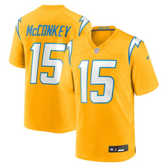Ladd McConkey Los Angeles Chargers Alternate Charger Power Game Player Jersey Gold | Nike for Sale