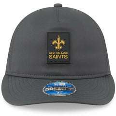 New Orleans Saints New Era 2025 Sideline Cold Weather Retro Crown 59FIFTY Fitted Hat Charcoal | NFL