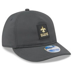 New Orleans Saints New Era 2025 Sideline Cold Weather Retro Crown 59FIFTY Fitted Hat Charcoal | NFL