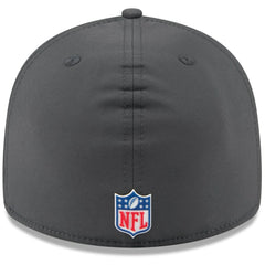 New Orleans Saints New Era 2025 Sideline Cold Weather Retro Crown 59FIFTY Fitted Hat Charcoal | NFL
