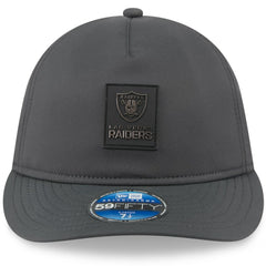 Las Vegas Raiders New Era 2025 Sideline Cold Weather Retro Crown 59FIFTY Fitted Hat Charcoal | NFL