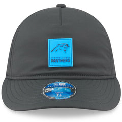 Carolina Panthers New Era 2025 Sideline Cold Weather Retro Crown 59FIFTY Fitted Hat Charcoal | NFL