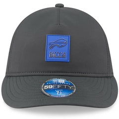 Buffalo Bills New Era 2025 Sideline Cold Weather Retro Crown 59FIFTY Fitted Hat Charcoal | NFL