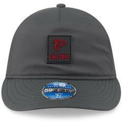 Atlanta Falcons New Era 2025 Sideline Cold Weather Retro Crown 59FIFTY Fitted Hat Charcoal | NFL