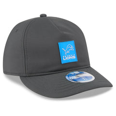 Detroit Lions New Era 2025 Sideline Cold Weather Retro Crown 59FIFTY Fitted Hat Charcoal | NFL
