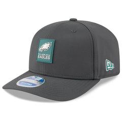 Philadelphia Eagles New Era 2025 Sideline Cold Weather 9SEVENTY Adjustable Hat Charcoal | NFL