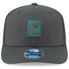 Philadelphia Eagles New Era 2025 Sideline Cold Weather 9SEVENTY Adjustable Hat Charcoal | NFL