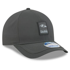 Baltimore Ravens New Era 2025 Sideline Cold Weather 9FORTY M-Crown Adjustable Hat Charcoal | NFL