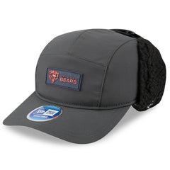 Chicago Bears New Era 2025 Sideline Cold Weather Runner Dog Ear Adjustable Hat Charcoal | NFL