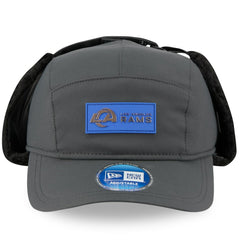 Los Angeles Rams New Era 2025 Sideline Cold Weather Runner Dog Ear Adjustable Hat Charcoal | NFL