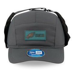 Philadelphia Eagles New Era 2025 Sideline Cold Weather Runner Dog Ear Adjustable Hat Charcoal | NFL