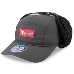 Arizona Cardinals New Era 2025 Sideline Cold Weather Runner Dog Ear Adjustable Hat Charcoal | NFL
