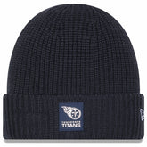 Tennessee Titans New Era 2025 Sideline Cold Weather Cuffed Knit Hat Charcoal | NFL