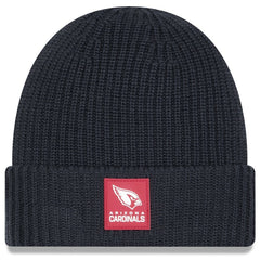 Arizona Cardinals New Era 2025 Sideline Cold Weather Cuffed Knit Hat Charcoal | NFL
