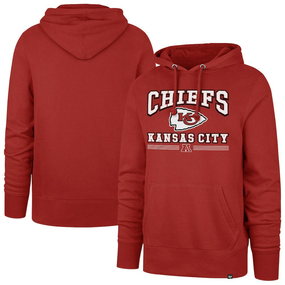 Kansas City Chiefs '47 Packed House Headline Pullover Hoodie Red | 47 brand
