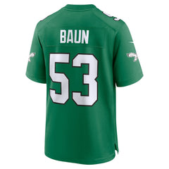 Zack Baun Philadelphia Eagles Alternate Game Jersey Kelly Green | Nike for Sale