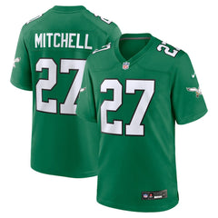 Quinyon Mitchell Philadelphia Eagles Alternate Game Jersey Kelly Green | Nike for Sale