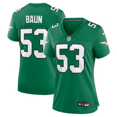 Zack Baun Philadelphia Eagles Women's Alternate Game Jersey Kelly Green | Nike for Sale