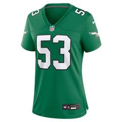 Zack Baun Philadelphia Eagles Women's Alternate Game Jersey Kelly Green | Nike for Sale