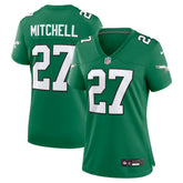 Quinyon Mitchell Philadelphia Eagles Women's Alternate Game Jersey Kelly Green | Nike for Sale