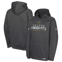 Vegas Golden Knights Fanatics Youth Authentic Pro Rink Raglan Hoodie - Gray - NHL