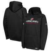 Carolina Hurricanes Fanatics Youth Authentic Pro Rink Raglan Hoodie - Black - NHL