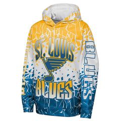 St. Louis Blues Outerstuff Youth Frozen Frenzy Hoodie - Gold - NHL