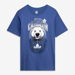 Toronto Maple Leafs Outerstuff Youth Mascot Highlight T-Shirt - Blue - NHL