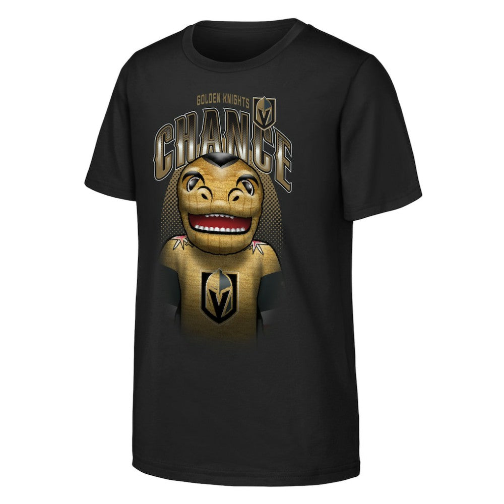 Vegas Golden Knights Outerstuff Youth Mascot Highlight T-Shirt - Black - NHL