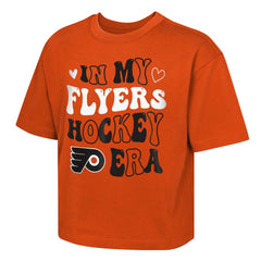 Philadelphia Flyers Outerstuff Girls Youth In My Era Boxy T-Shirt - Orange - NHL