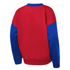 New York Rangers Outerstuff Youth Impact Player Sweatshirt - Red/Blue - NHL