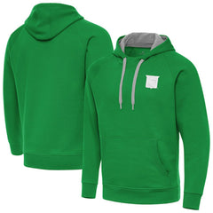 New York Rangers Antigua St. Patrick's Day Victory Pullover Hoodie - Kelly Green - NHL