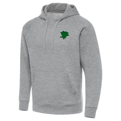 Pittsburgh Penguins Antigua St. Patrick's Day Victory Pullover Hoodie - Heather Gray - NHL
