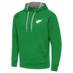 Detroit Red Wings Antigua St. Patrick's Day Victory Pullover Hoodie - Kelly Green - NHL