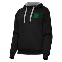 New York Rangers Antigua Women's St. Patrick's Day Victory Pullover Hoodie - Black - NHL