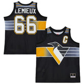 Mario Lemieux Pittsburgh Penguins Mitchell & Ness Unisex Maxxed Out Fashion Basketball Jersey - Black - NHL