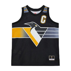 Mario Lemieux Pittsburgh Penguins Mitchell & Ness Unisex Maxxed Out Fashion Basketball Jersey - Black - NHL