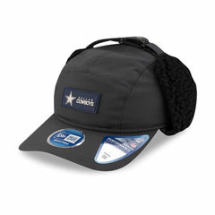 Dallas Cowboys New Era 2025 Sideline Cold Weather Runner Dog Ear Adjustable Hat Charcoal | NFL