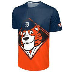 Detroit Tigers FOCO Big Logo Mascot T-Shirt - MLB