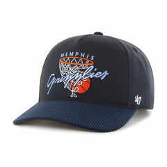 Memphis Grizzlies '47 Nothing But Net Hitch Adjustable Hat Navy - NBA