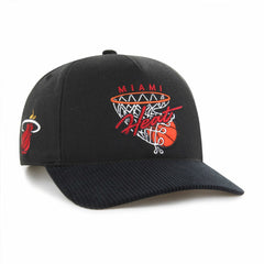 Miami Heat '47 Nothing But Net Hitch Adjustable Hat Black - NBA
