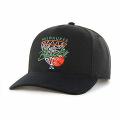 Milwaukee Bucks '47 Nothing But Net Hitch Adjustable Hat Black - NBA