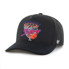 Philadelphia 76ers '47 Nothing But Net Hitch Adjustable Hat Black - NBA