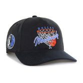 Dallas Mavericks '47 Nothing But Net Hitch Adjustable Hat Black - NBA
