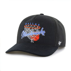 Dallas Mavericks '47 Nothing But Net Hitch Adjustable Hat Black - NBA