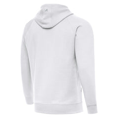 New York Knicks Antigua St. Patrick's Day Victory Raglan Pullover Hoodie White - NBA