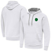 Boston Celtics Antigua St. Patrick's Day Victory Raglan Pullover Hoodie White - NBA