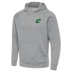 Cleveland Cavaliers Antigua St. Patrick's Day Victory Raglan Pullover Hoodie Heather Gray - NBA