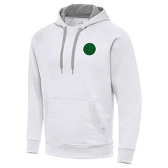 Denver Nuggets Antigua St. Patrick's Day Victory Raglan Pullover Hoodie White - NBA