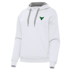Chicago Bulls Antigua Women's St. Patrick's Day Victory Pullover Hoodie White - NBA